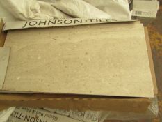 2x Packs of 5 Warm Sand Matt 300x600 wall and Floor Tiles By Johnsons, New, the RRP per pack is £