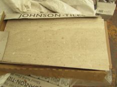 2x Packs of 5 Warm Sand Matt 300x600 wall and Floor Tiles By Johnsons, New, the RRP per pack is £