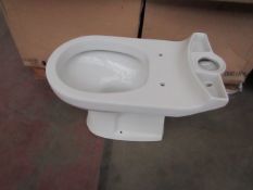 4x Victoria Plumb toilet pan PAN1060, new and boxed.