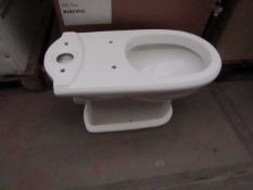 Victoria Plumb WC toilet pan WAR01PCC, new and boxed.