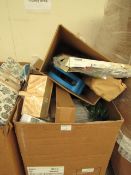 A Pallet approx 4ft high full of Various household items which are either out of packaging, missing