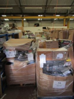 Pallets of Raw Customer return Elecrticals.