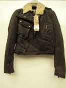 Ladies Belstaff Blouson Tobbaco Jacket,new with tag, size 42
