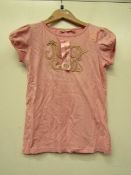 2x Girls Juicy Couture Pink T Shirts, new with tags, age 14