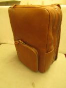 This Is Groud Leather back Pack, looks unused, we thisnk this is the venture version if so the