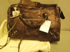 Balenciaga Ladies Leather Tote Handbag, new with Dust bag.