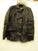 Ladies Belstaff Marten Black leather Jacket, new with tag size 40