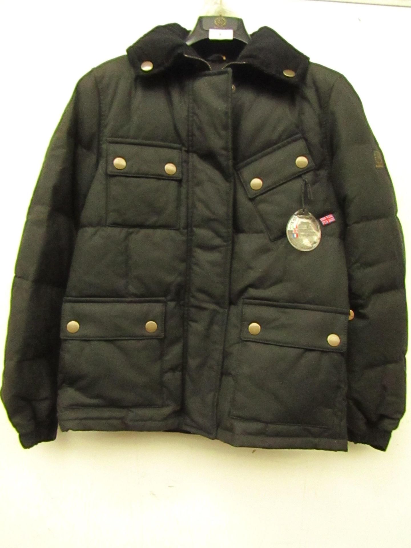 Ladies Belstaff Black Prince quilted jacketJacket, new with tag size 40