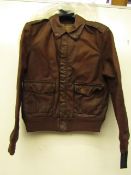 Ralph Lauren Type A2 Leather Bomber jacker, unused, RRP £350, size Large