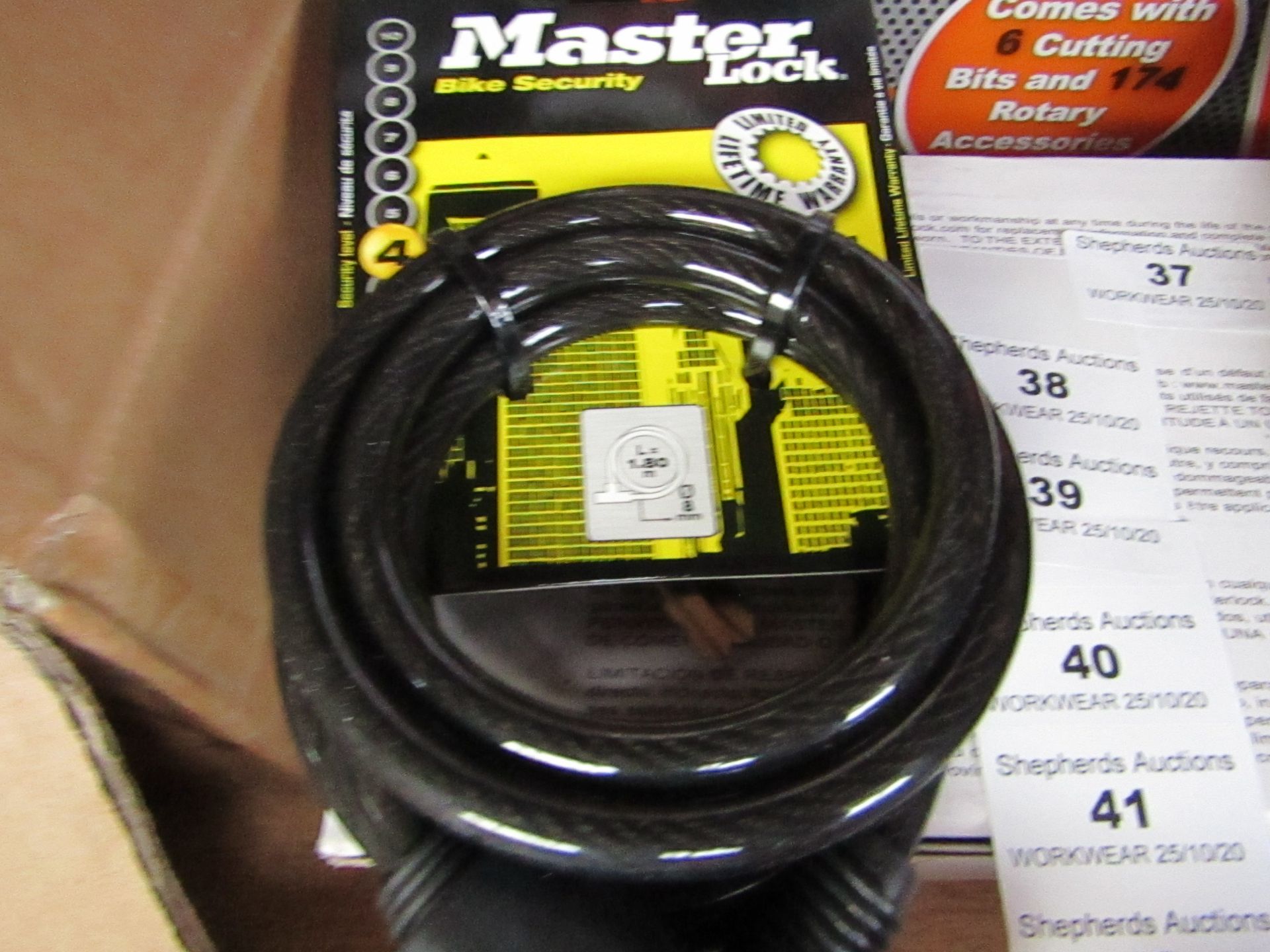 Master - Bicycle Lock (2 Keys) - New.