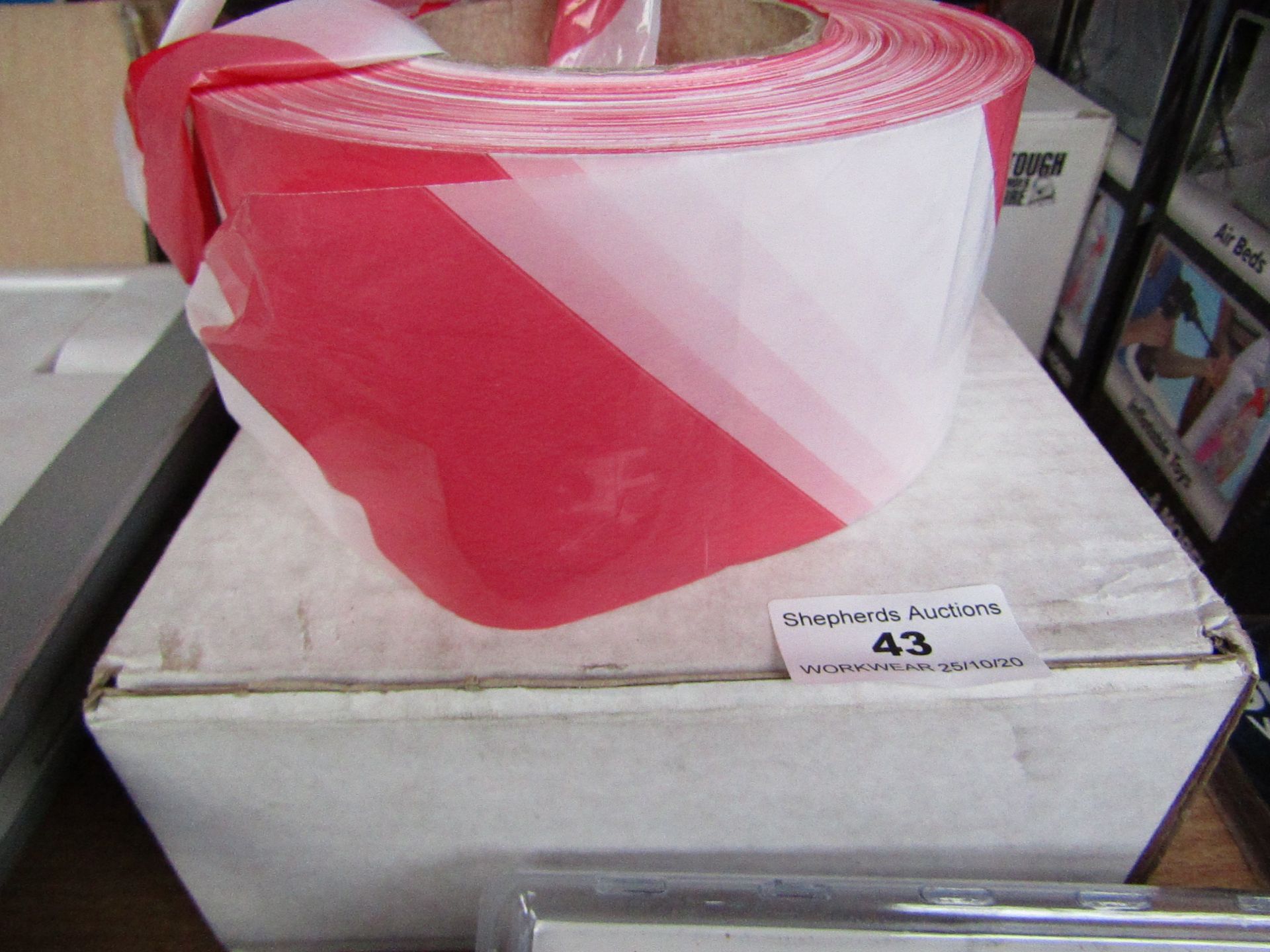 Red & White - Barrier Tape - Boxed.