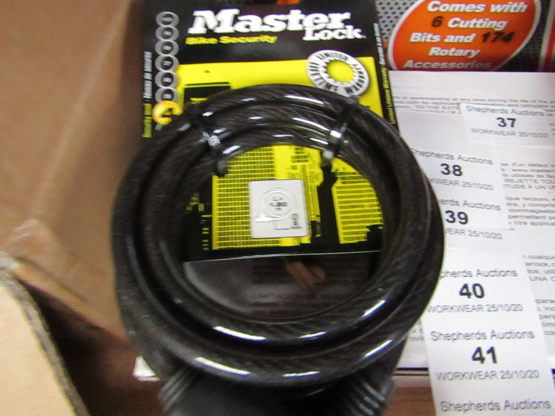 Master - Bicycle Lock (2 Keys) - New.