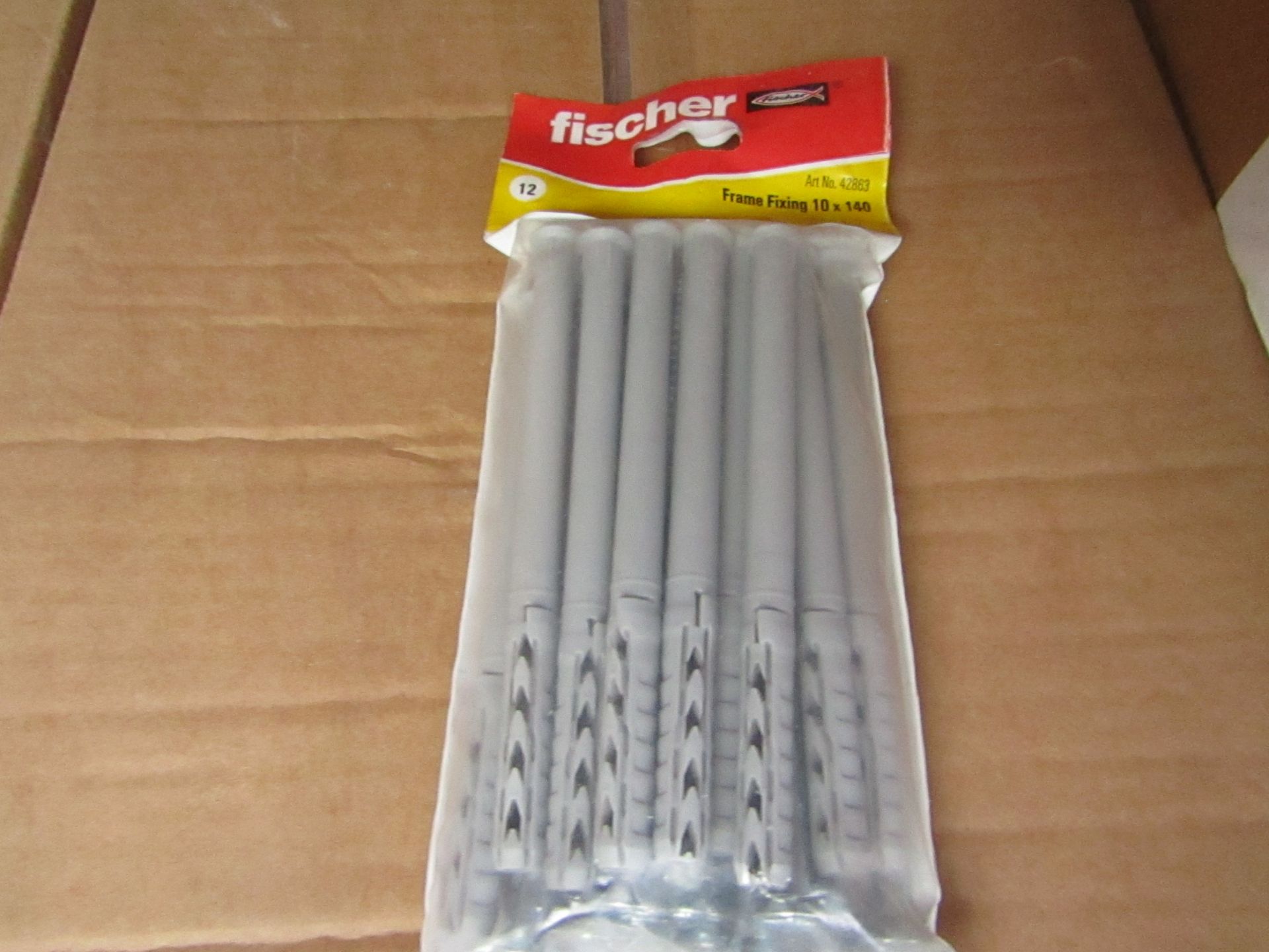 Box of Approx 25+ Fischer - Frame Fixing 8 x 140 (Packs of 12) - New & Packaged.