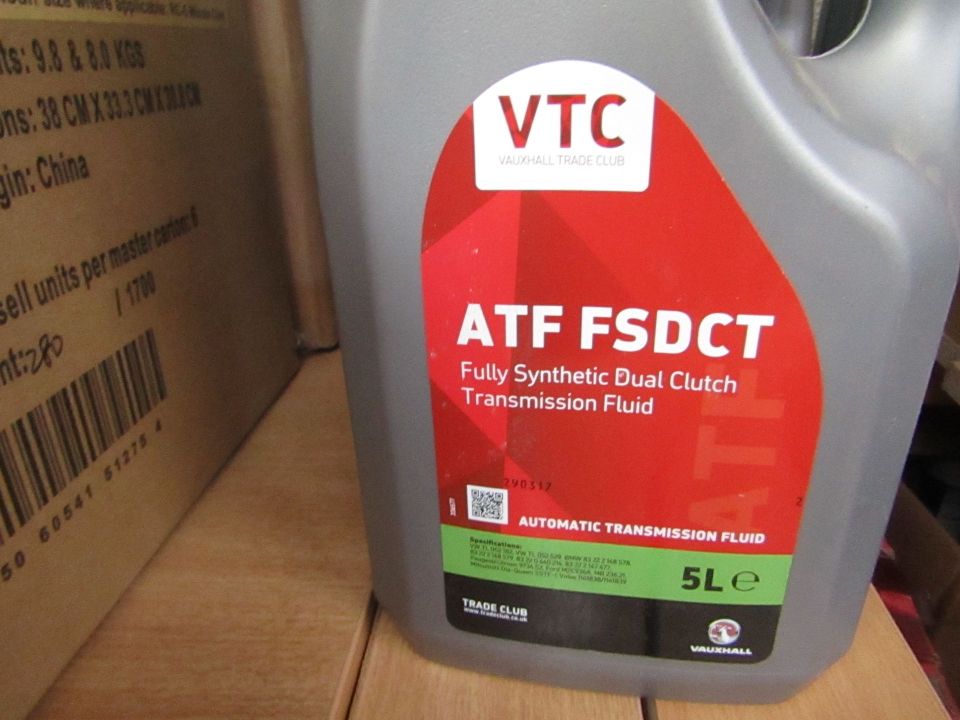 VTC - ATF FSDCT Fully Synthetic Dual Clutch Transmission Fluid - 5 Litre - Sealed.