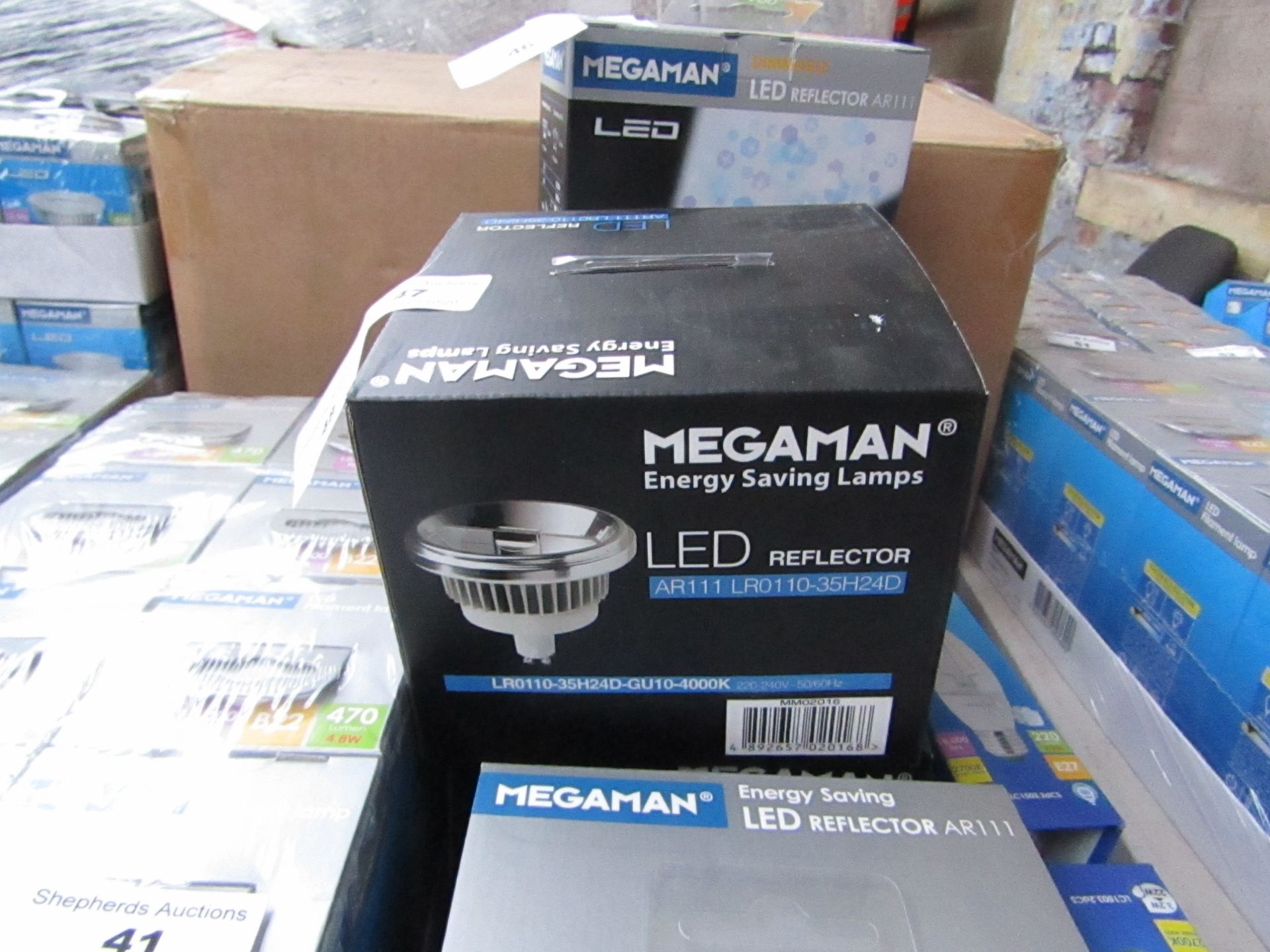 MegaMan Energy Saving LED Reflector Lamp, New and Boxed. 30,000 Hrs / GU10 / 500 Lumens