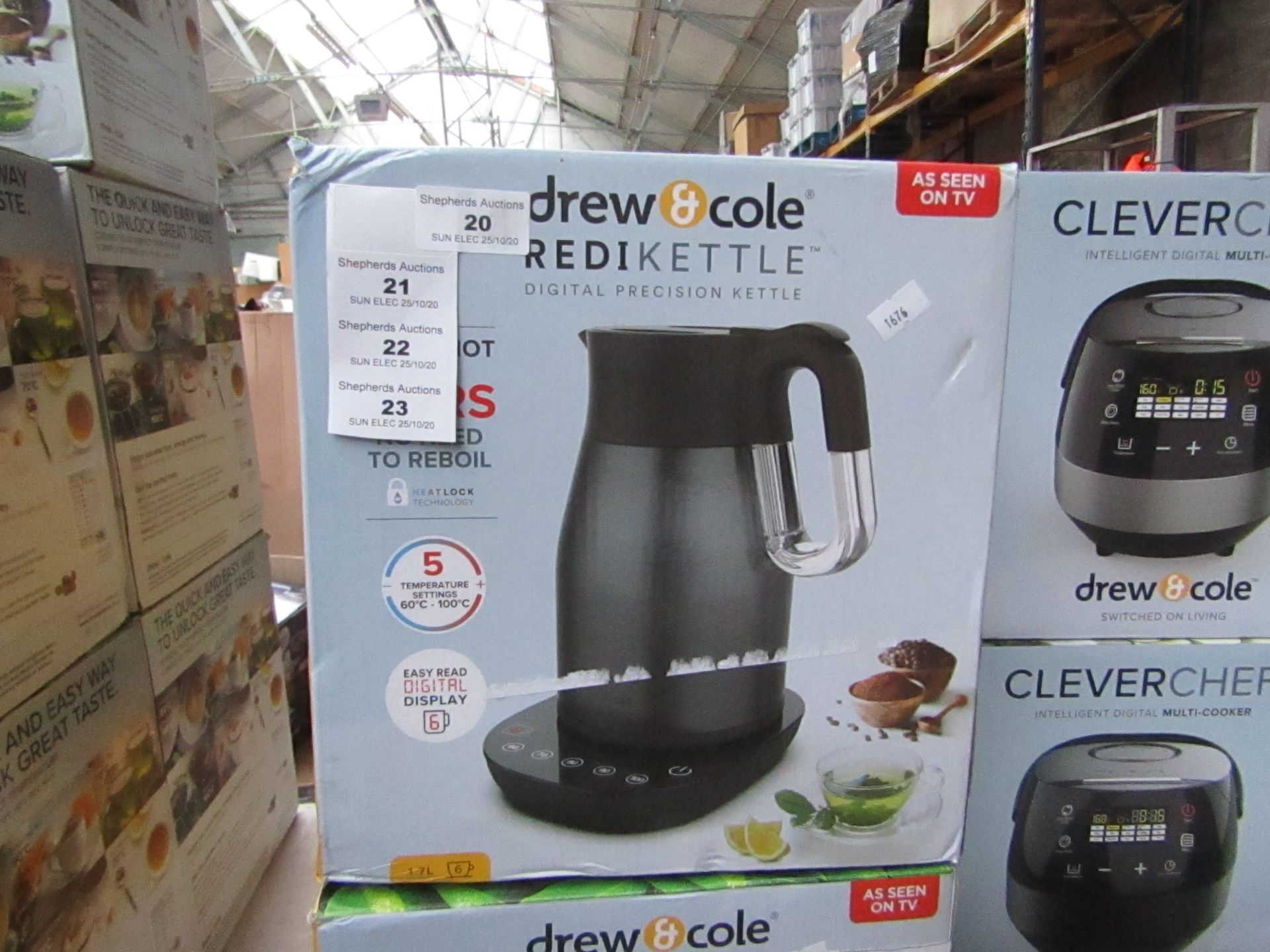 | 1X | DREW AND COLE REDI KETTLE | REFURBISHED AND BOXED | NO ONLINE RESALE | SKU C5060541513587 |