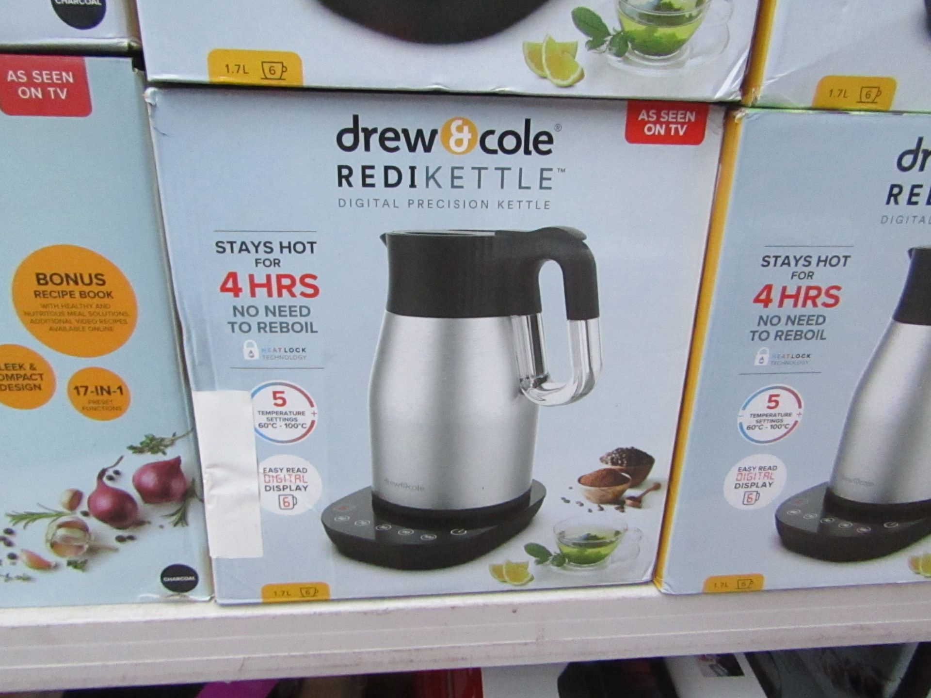 | 1X | DREW AND COLE REDI KETTLE | REFURBISHED AND BOXED | NO ONLINE RESALE | SKU C5060541513587 |