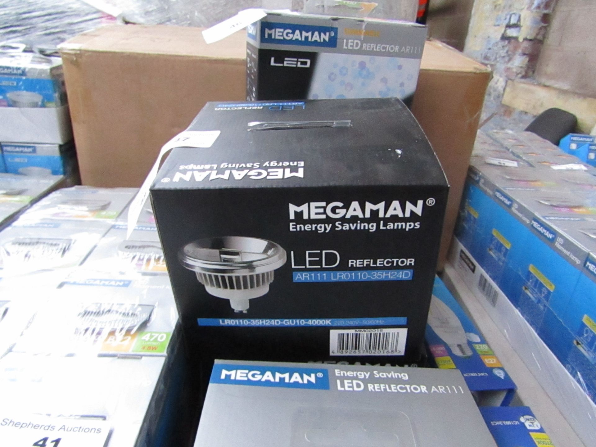 MegaMan Energy Saving LED Reflector Lamp, New and Boxed. 30,000 Hrs / GU10 / 500 Lumens