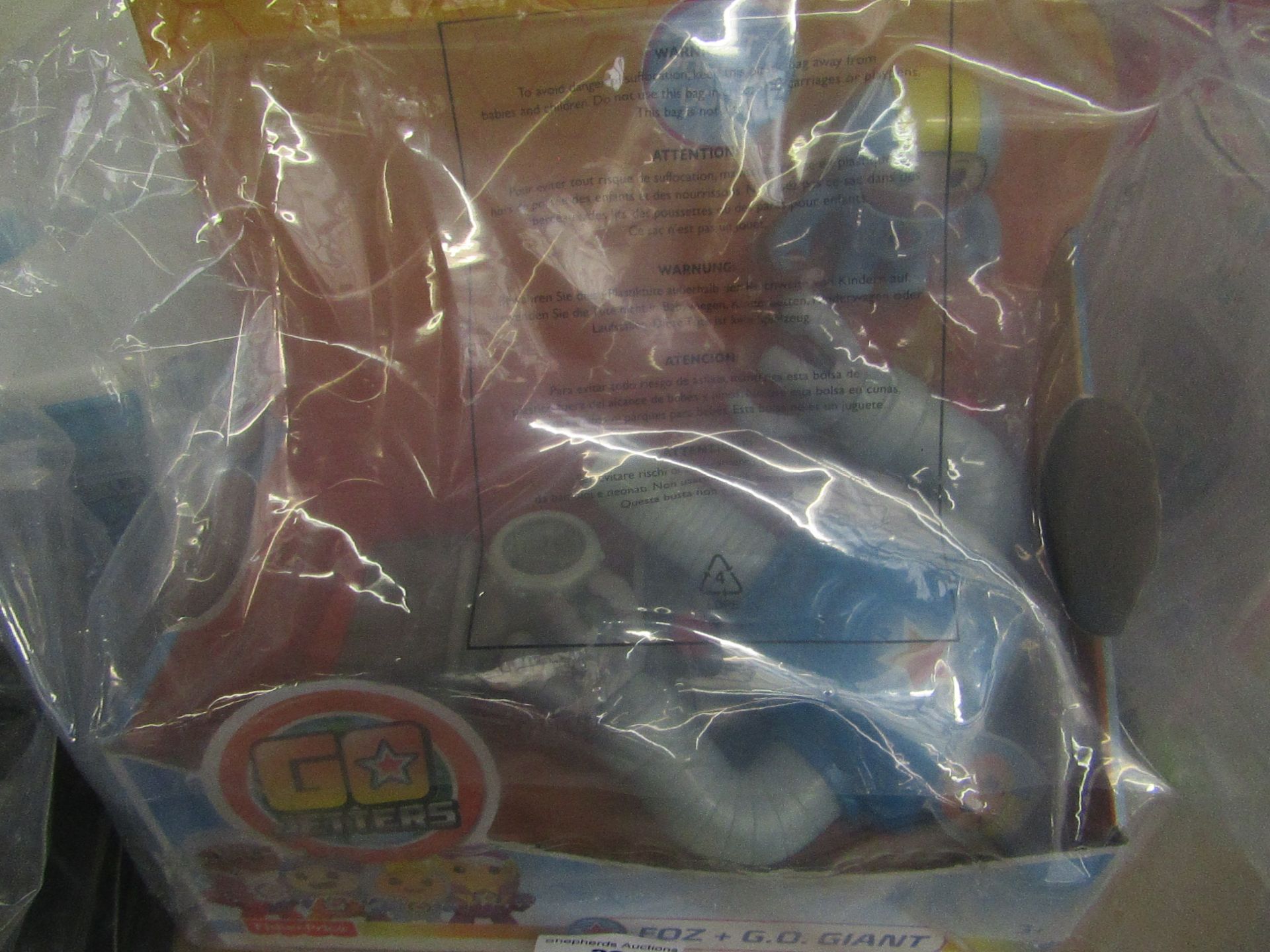 Fisher Pirice Go Jetters Figure. Packaging is damaged so has been rebagged