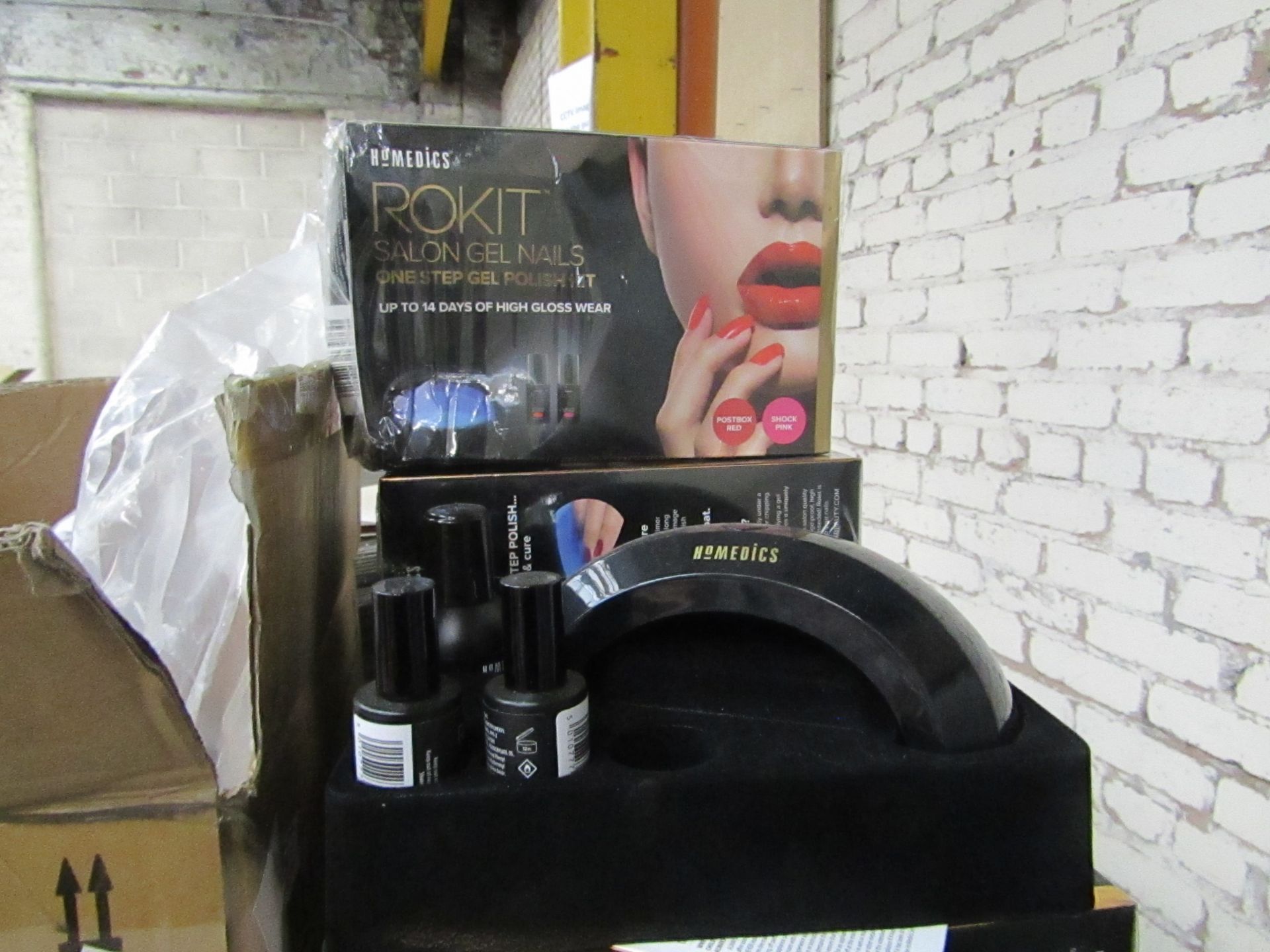 Homedics Rockit One step gel Polish Kit. New & Boxed