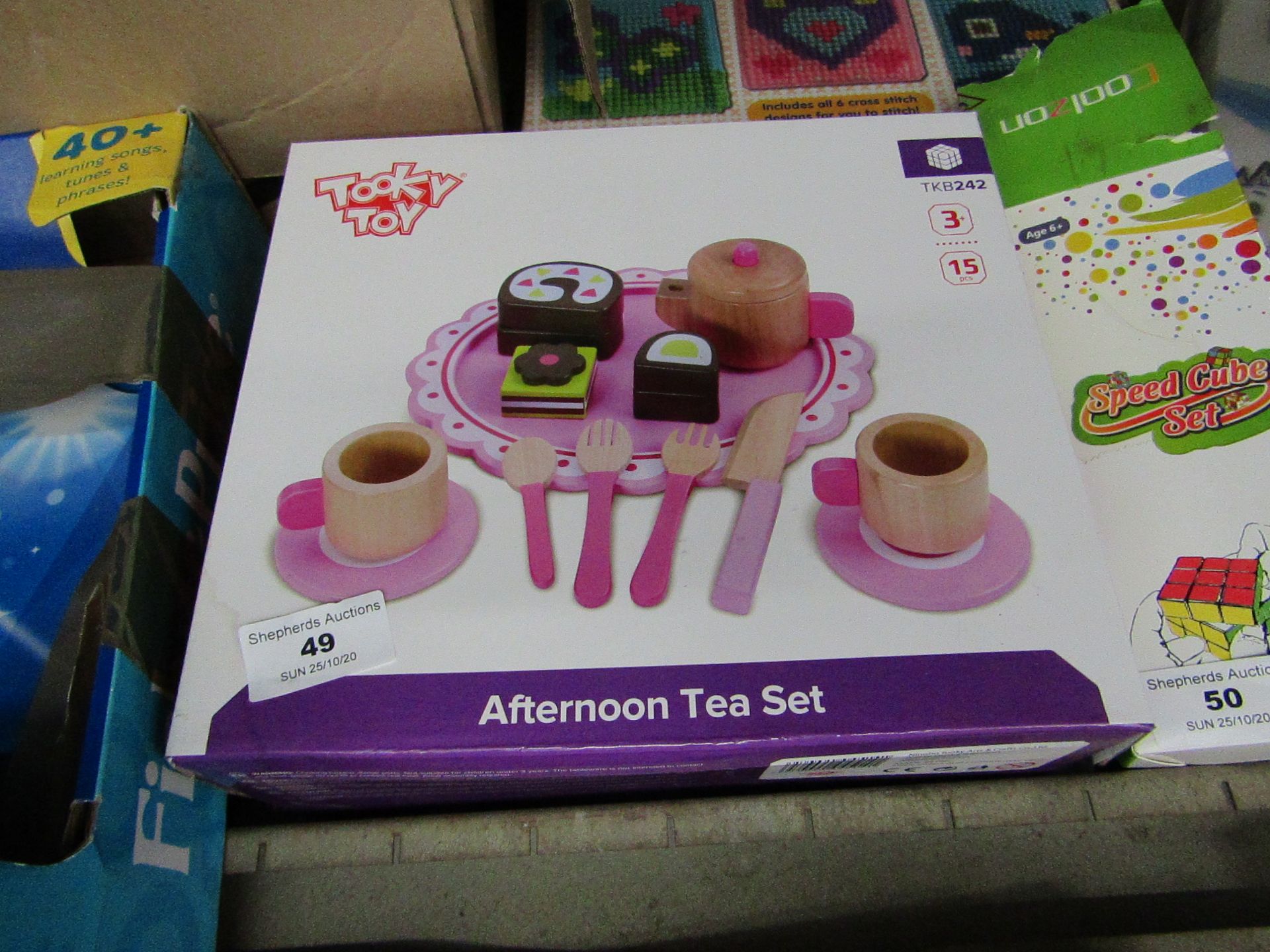 Tooky Toy Afternoon Tea Set. Boxed
