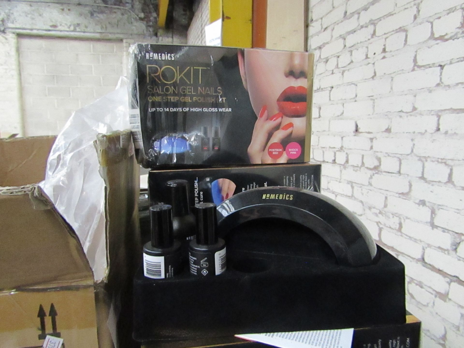 Homedics Rockit One step gel Polish Kit. New & Boxed