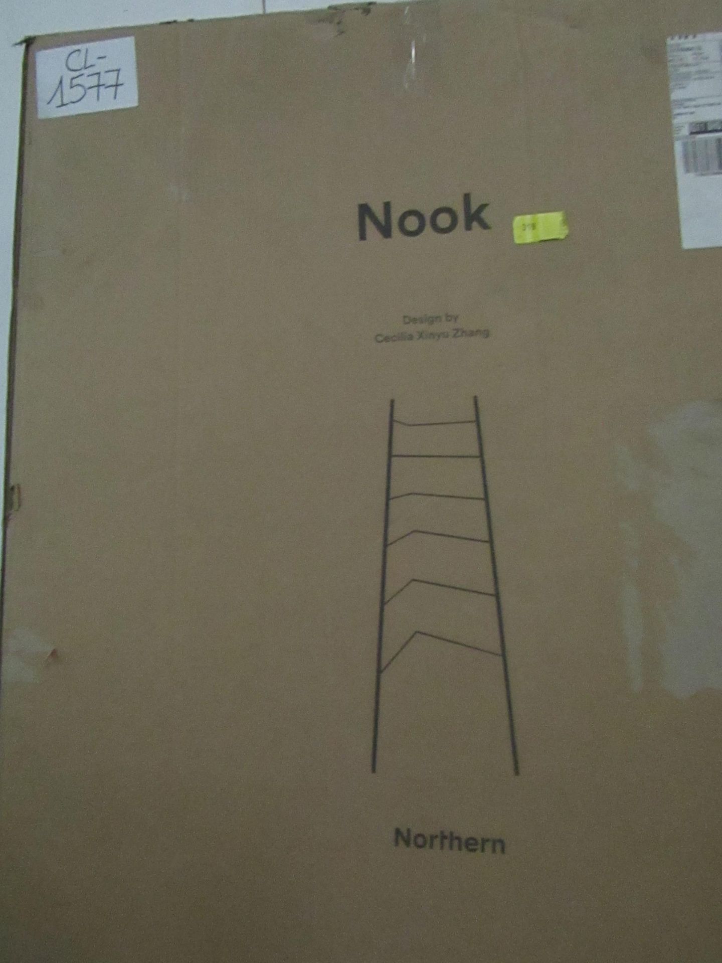 | 1X | NORTHEN NOOK LADDER RACK IN BLACK GREY | BOXED NAD UNCHECKED | RRP £200 |