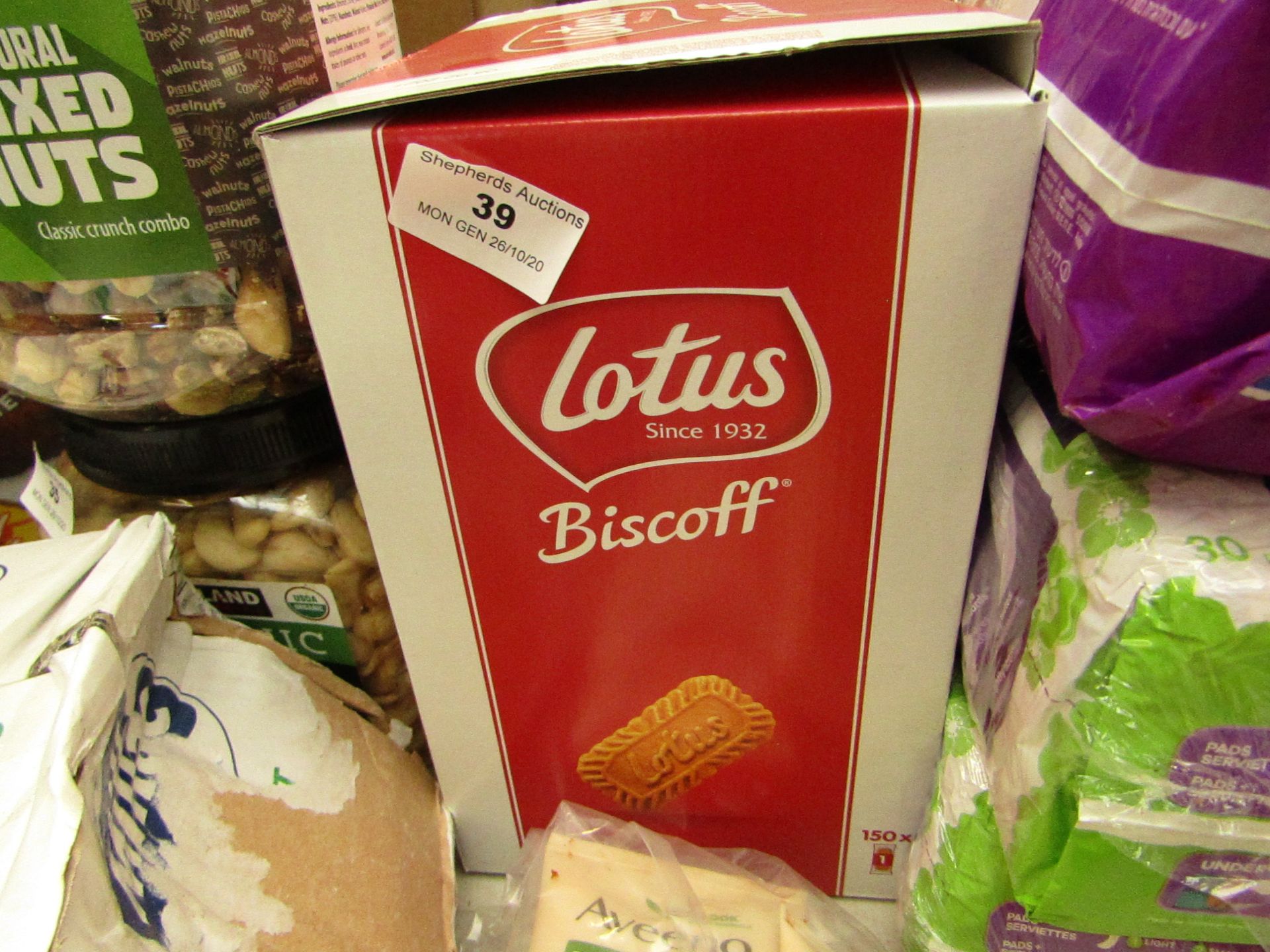 Lotus - Biscoff (Approx 150 Small Biscuits) - BB - 08/02/21 - Packaged & Boxed.