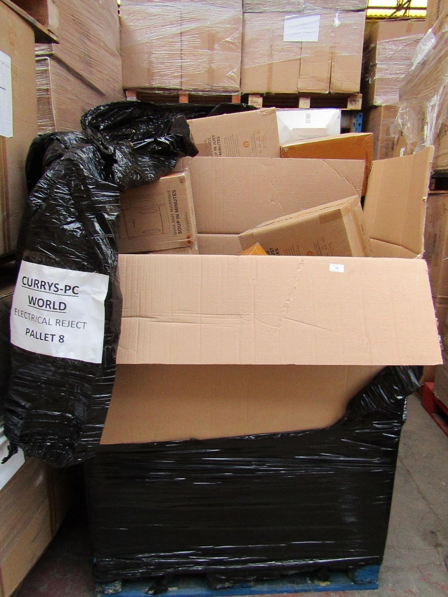 | 1X | PALLET OF APPROX 30 - 35 ITEMS BEING, NUTRIBULLETS, SOUP CHEFS, PRESSURE COOKERS, POWER AIR