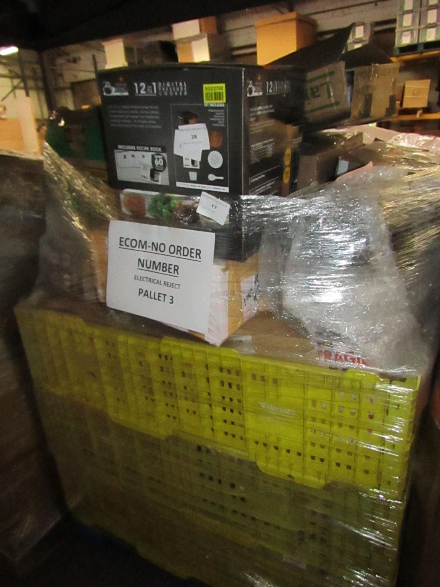 | 1X | PALLET OF UNMANIFESTED ELECTRICAL ITEMS, ALL RAW CUSTOMER RETURNS SOME MAY BE LOOSE OR IN NON