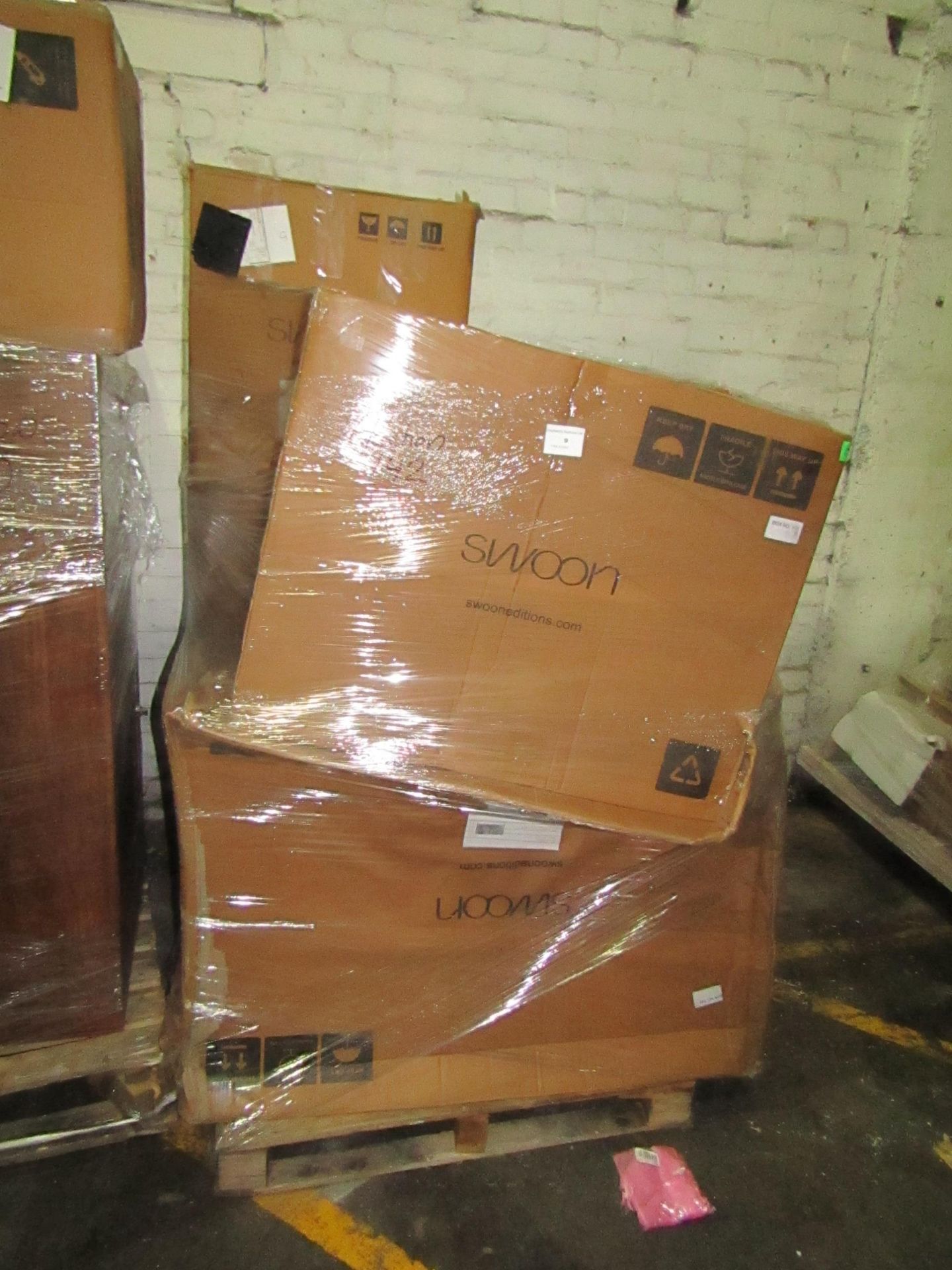 | 1X | PALLET OF SWOON B.E.R FURNITURE, UNMANIFESTED, WE HAVE NO IDEA WHAT IS ON THESE PALLETS OR