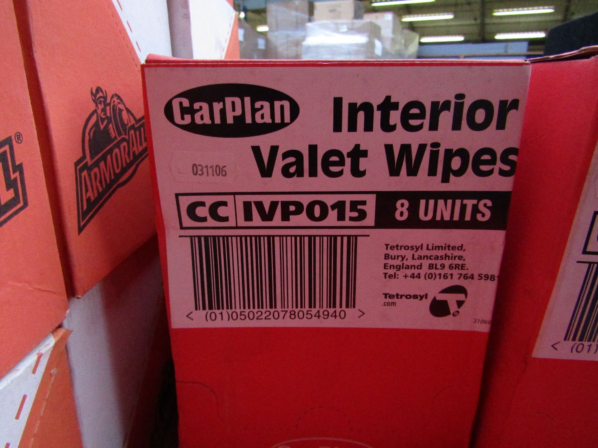 8x CarPlan - Interior Valet Wipes - All Unused & Boxed.