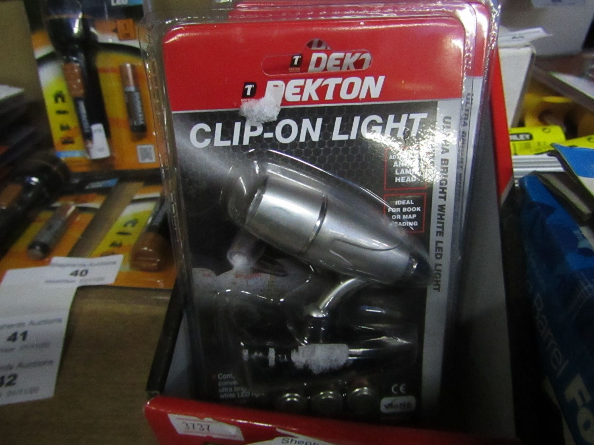 Dekton - Clip-On Light (Ultra Bright White LED) - New & Packaged.