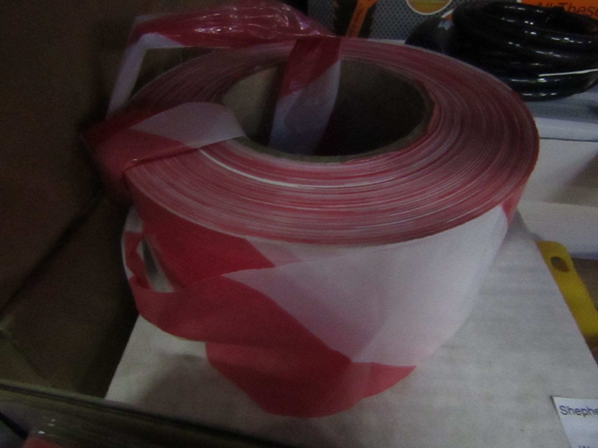 Red & White - Barrier Tape - Boxed.