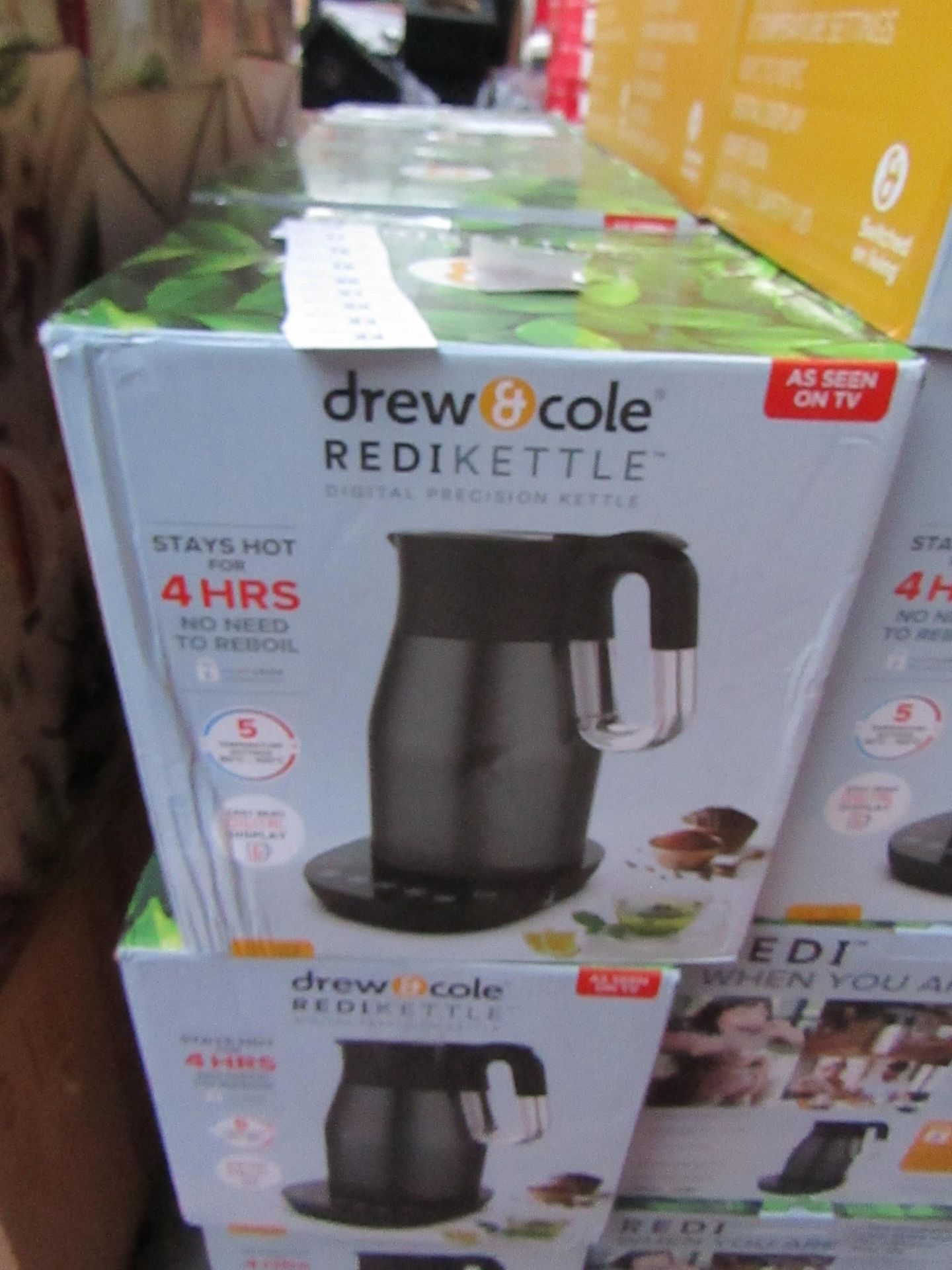 | 4X | DREW AND COLE REDI KETTLE | REFURBISHED AND BOXED | NO ONLINE RESALE | SKU C5060541513587 |