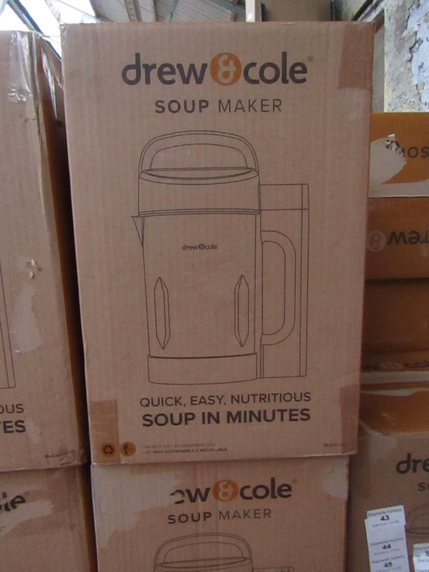 | 1X | DREW AND COLE SOUP CHEF | BOXED AND REFURBISHED | NO ONLINE RESALE | SKU C5060541516809 | RRP