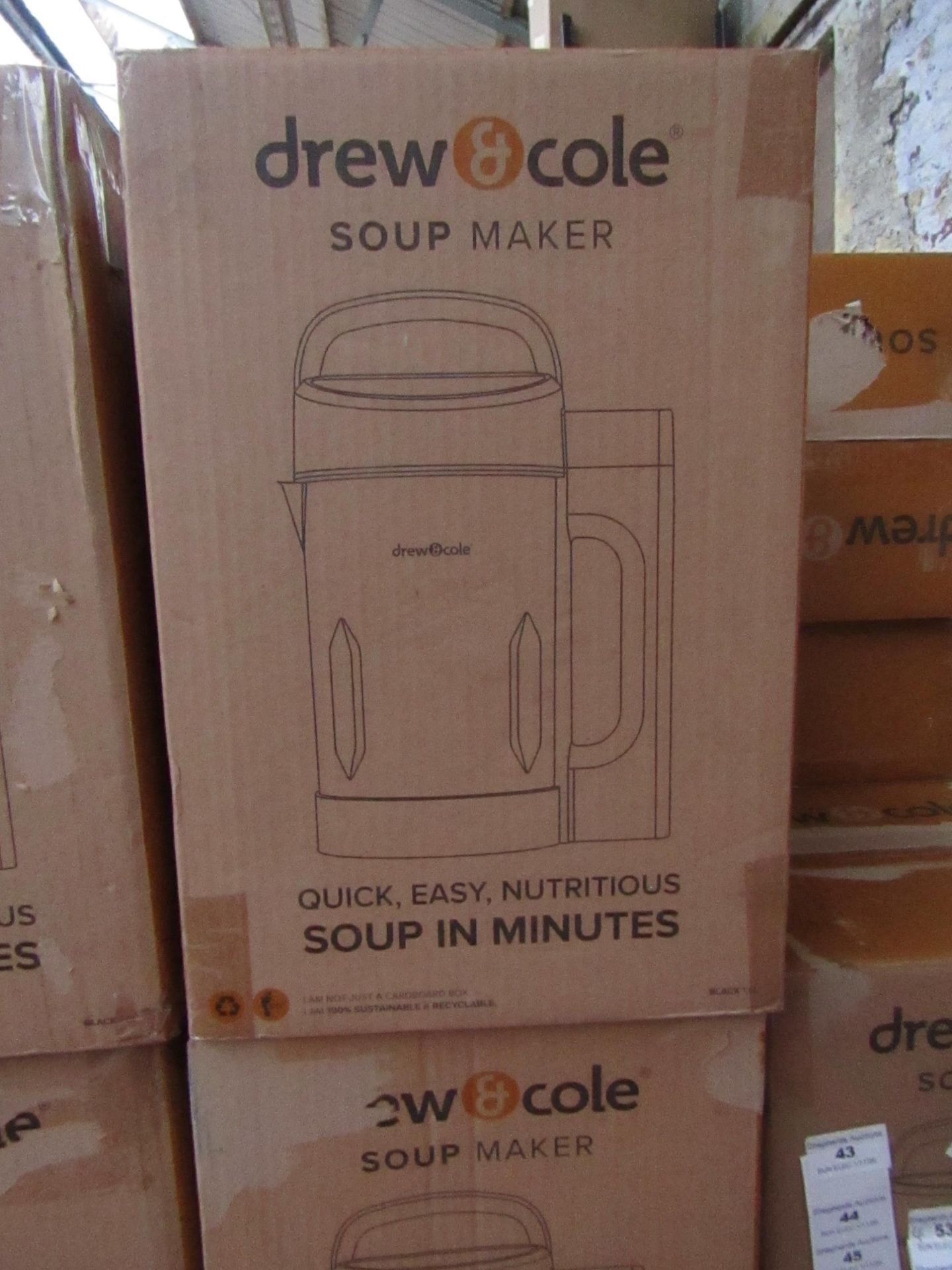 | 4X | DREW AND COLE SOUP CHEF | BOXED AND REFURBISHED | NO ONLINE RESALE | SKU C5060541516809 | RRP