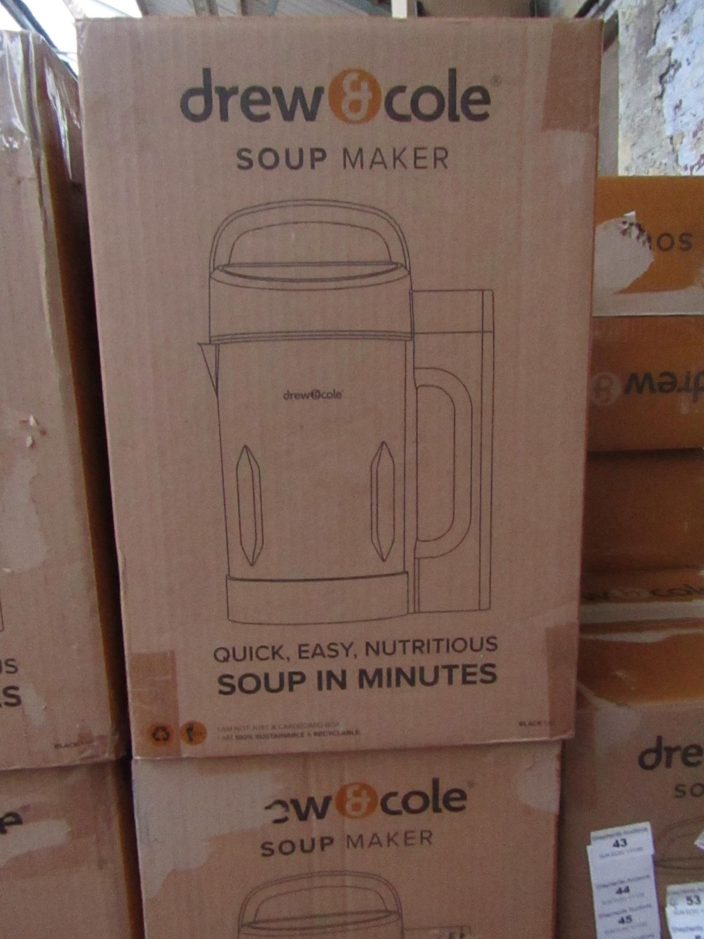 | 4X | DREW AND COLE SOUP CHEF | BOXED AND REFURBISHED | NO ONLINE RESALE | SKU C5060541516809 | RRP