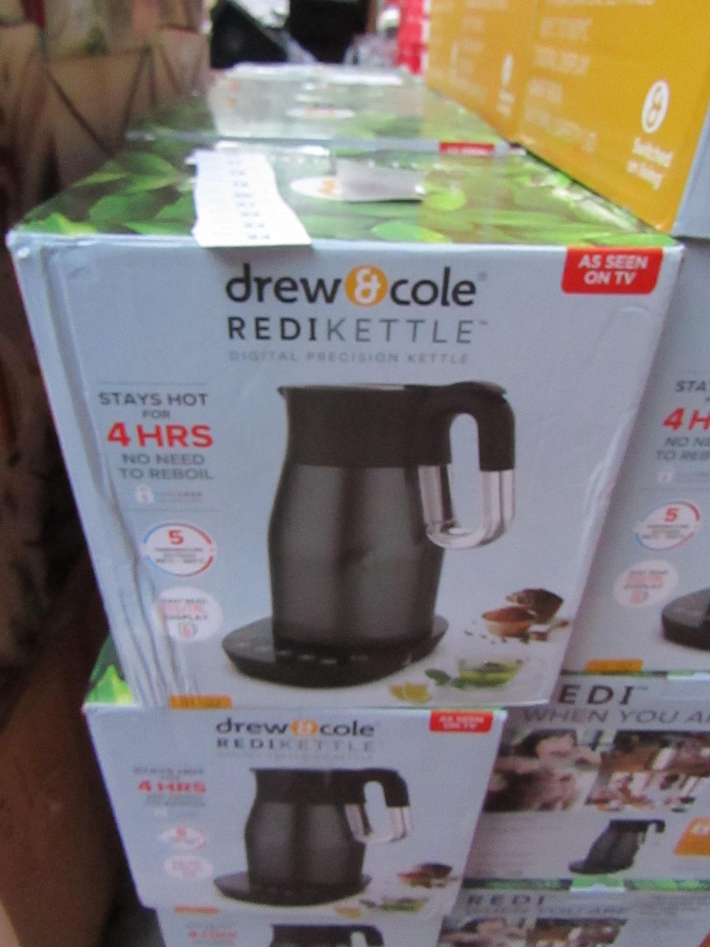 | 1X | DREW AND COLE REDI KETTLE | REFURBISHED AND BOXED | NO ONLINE RESALE | SKU C5060541513587 |