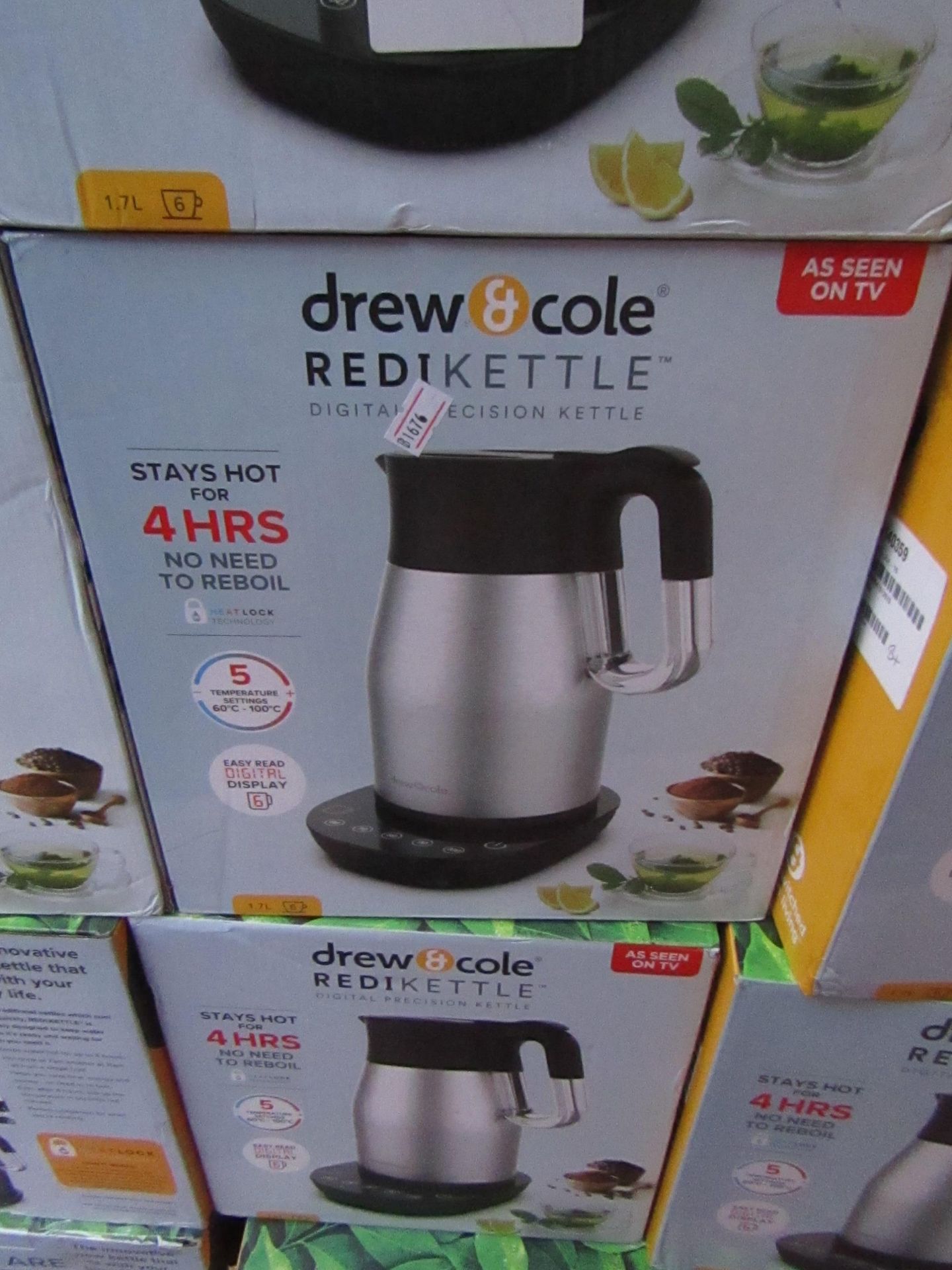 | 1X | DREW AND COLE REDI KETTLE | REFURBISHED AND BOXED | NO ONLINE RESALE | SKU C5060541513587 |