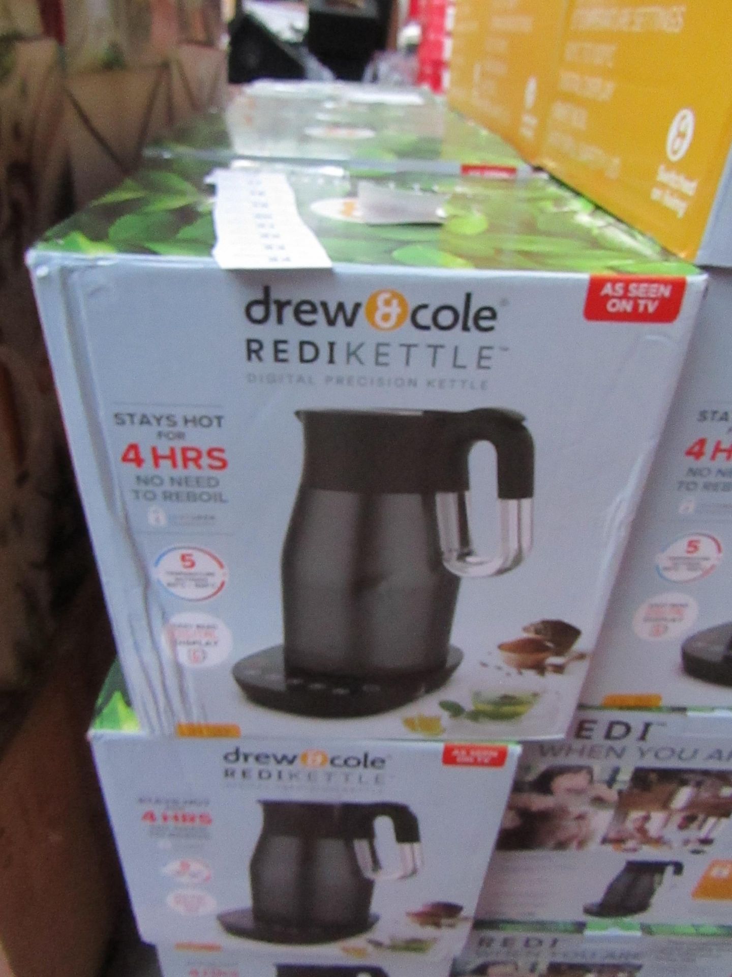 | 4X | DREW AND COLE REDI KETTLE | REFURBISHED AND BOXED | NO ONLINE RESALE | SKU C5060541513587 |