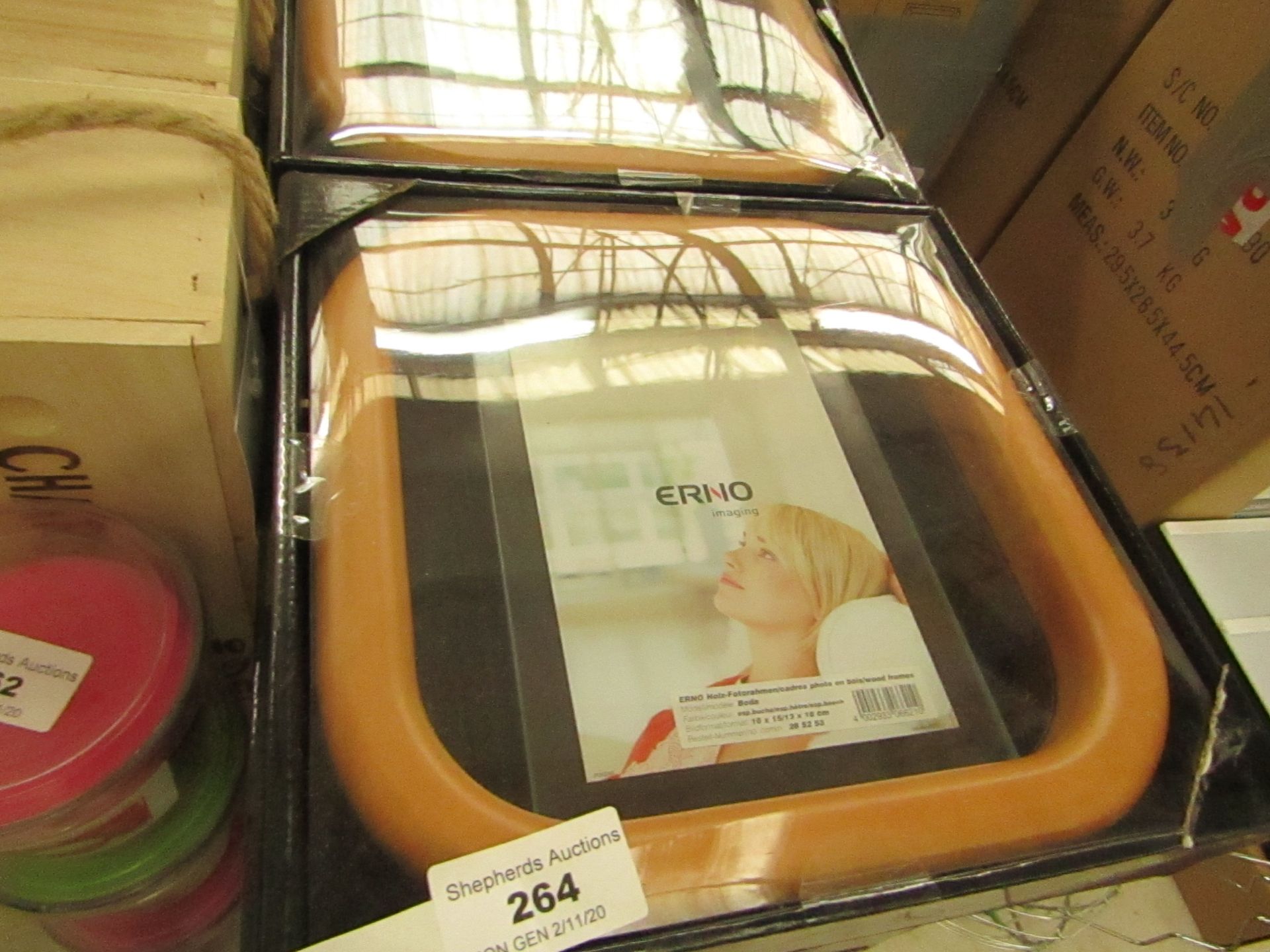 6x Erno Imaging - Wooden Photo Frame 13x18cm - Unused & Packaged.