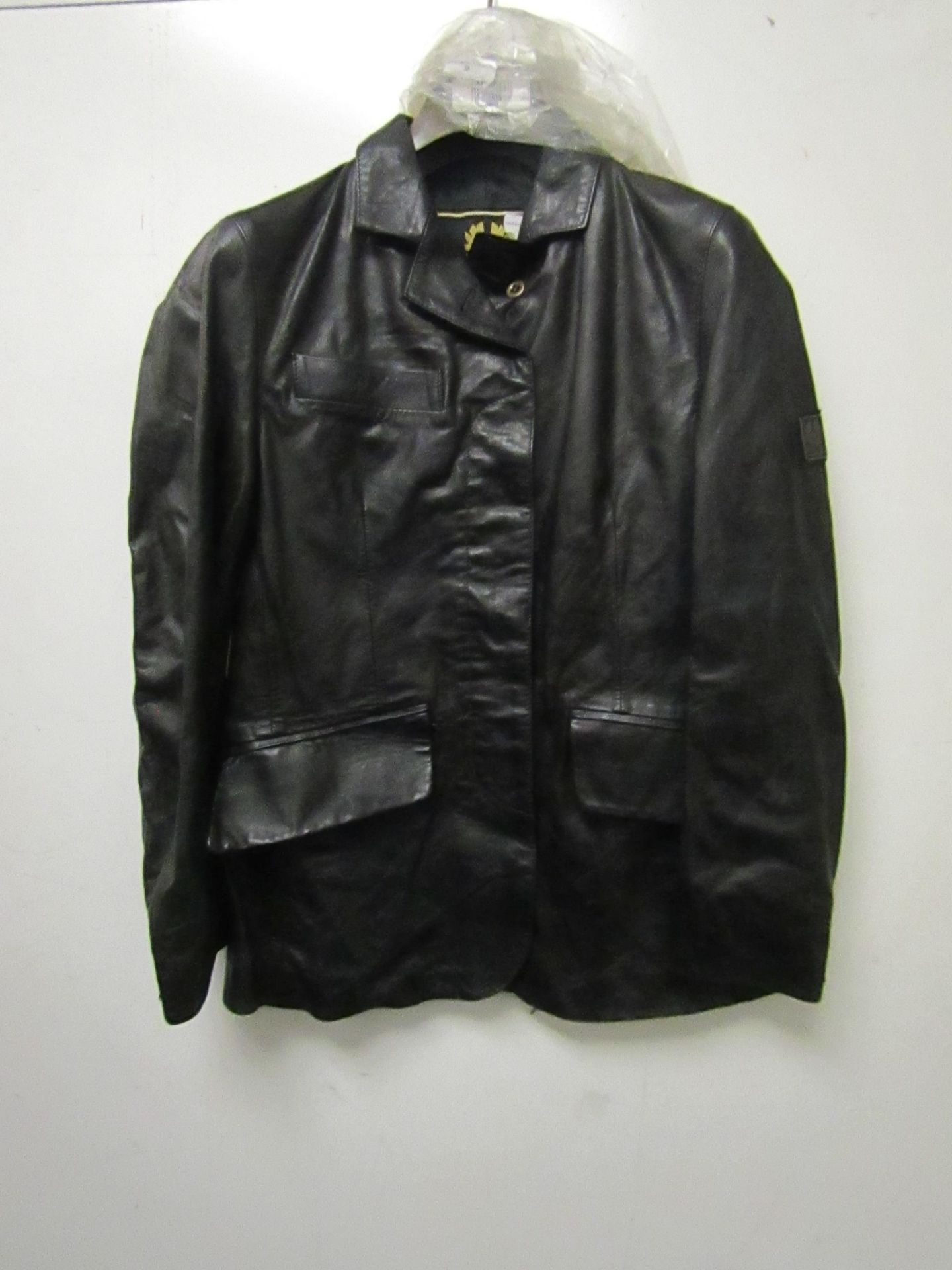 Ladies Belstaff Marten Black leather Jacket, new with tag size 40