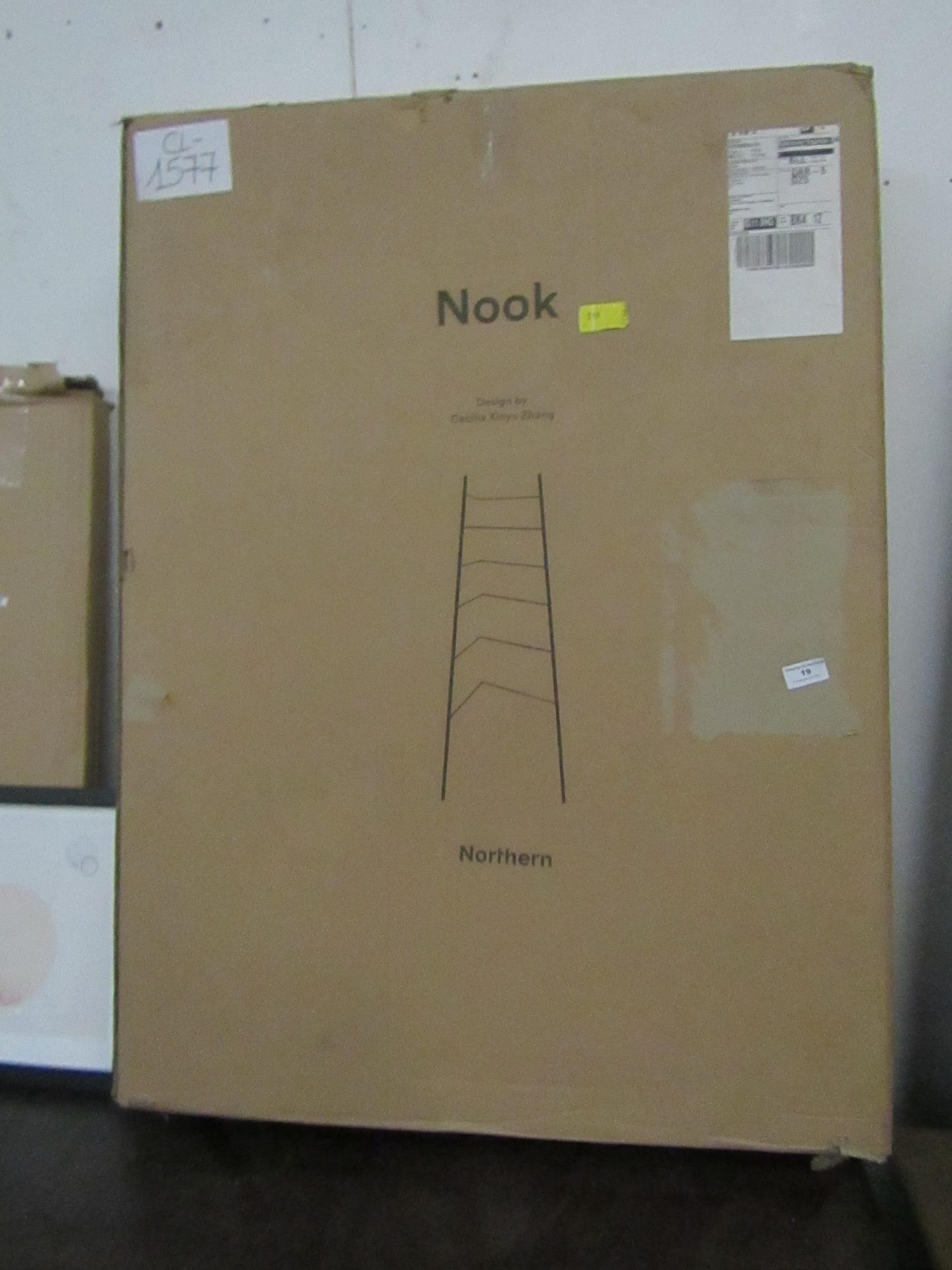 | 1X | NORTHEN NOOK LADDER RACK IN BLACK GREY | BOXED NAD UNCHECKED | RRP £200 | - Image 2 of 2