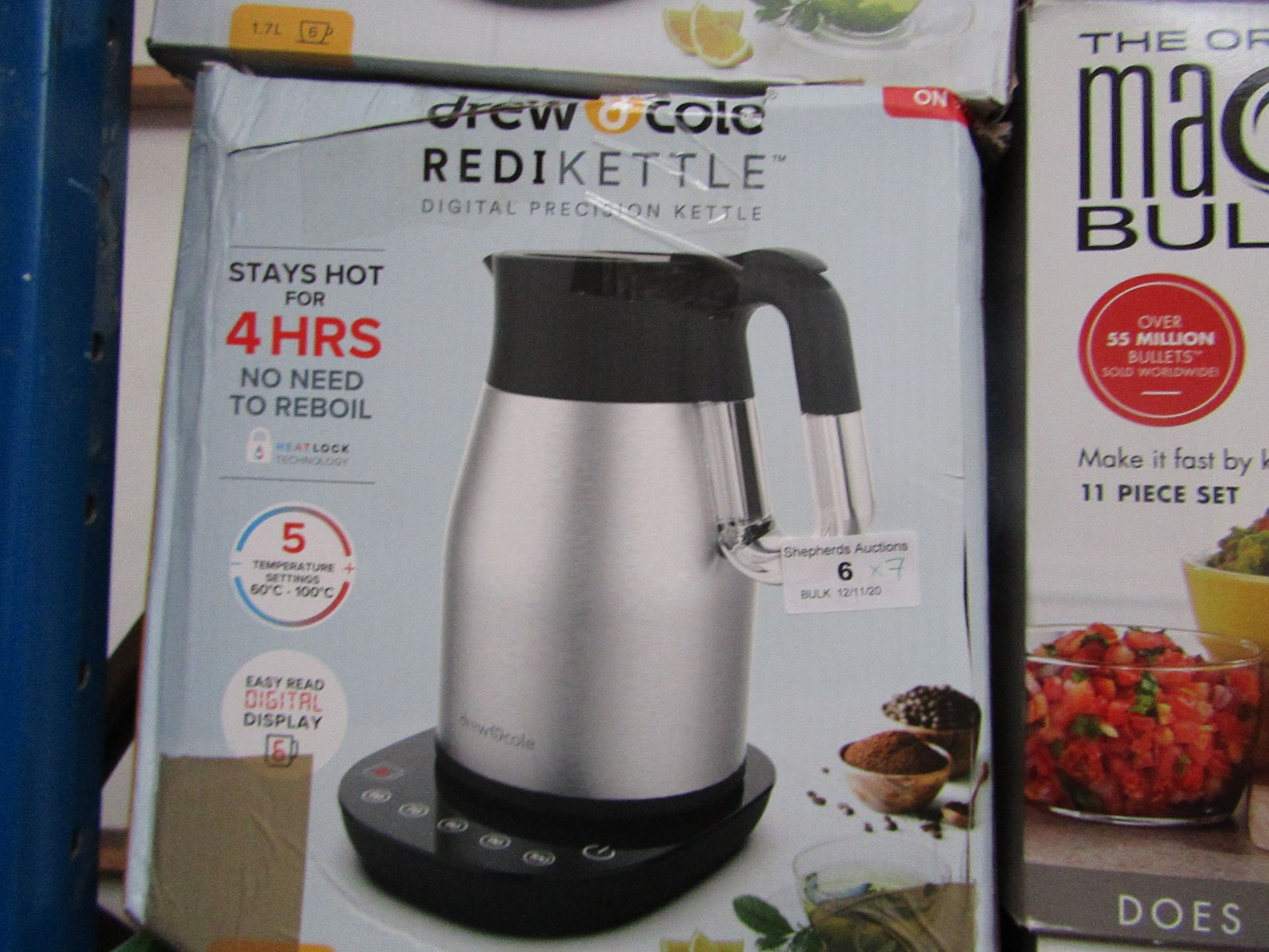 | 7X | DREW AND COLE REDI KETTLE | UNCHECKED AND BOXED | NO ONLINE RESALE | SKU C5060541513587 | RRP