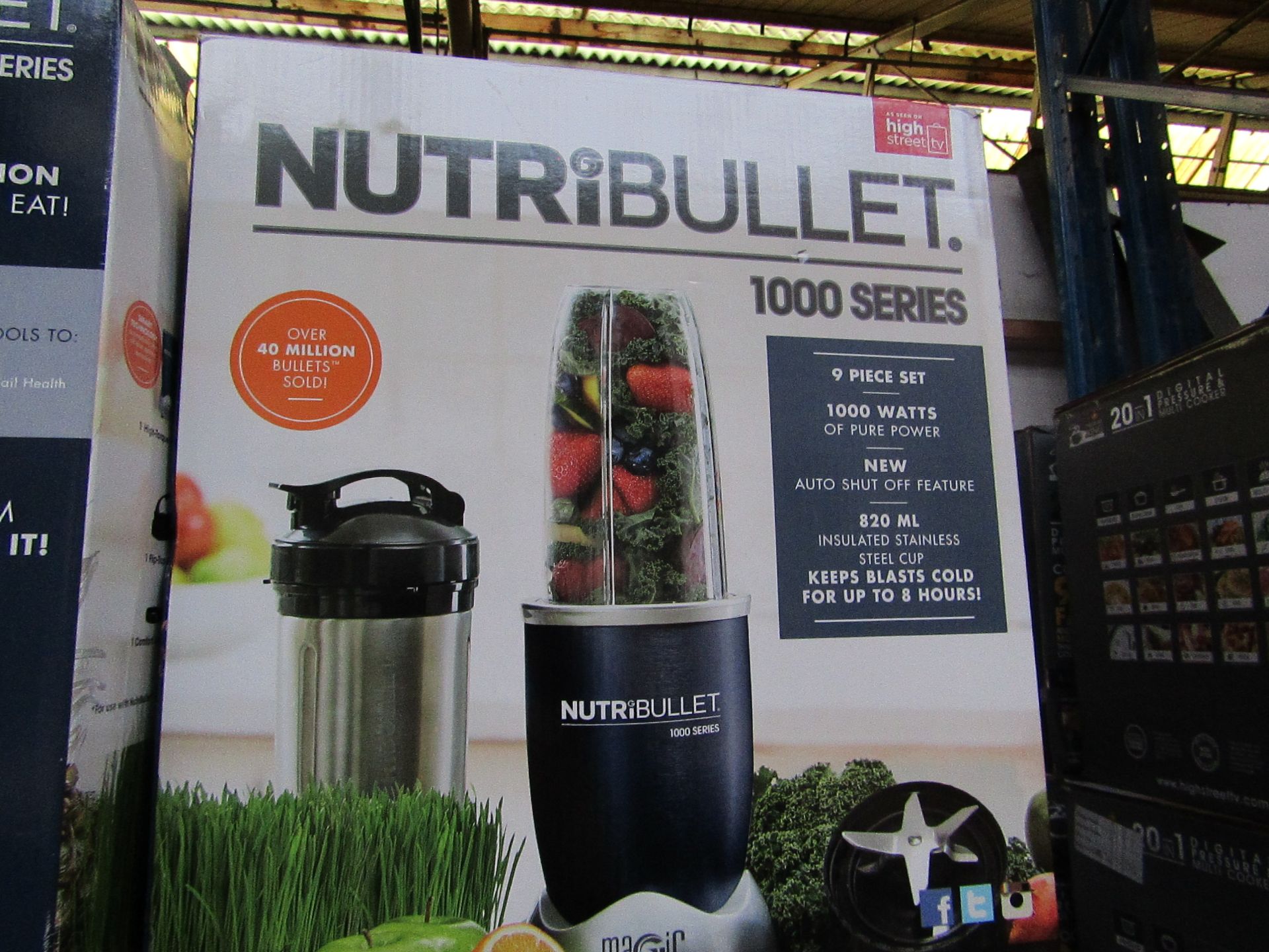 | 5X | NUTRI BULLET 1000 SERIES | UNCHECKED AND BOXED | NO ONLINE RE SALE | SKU C5060191464734 | RRP