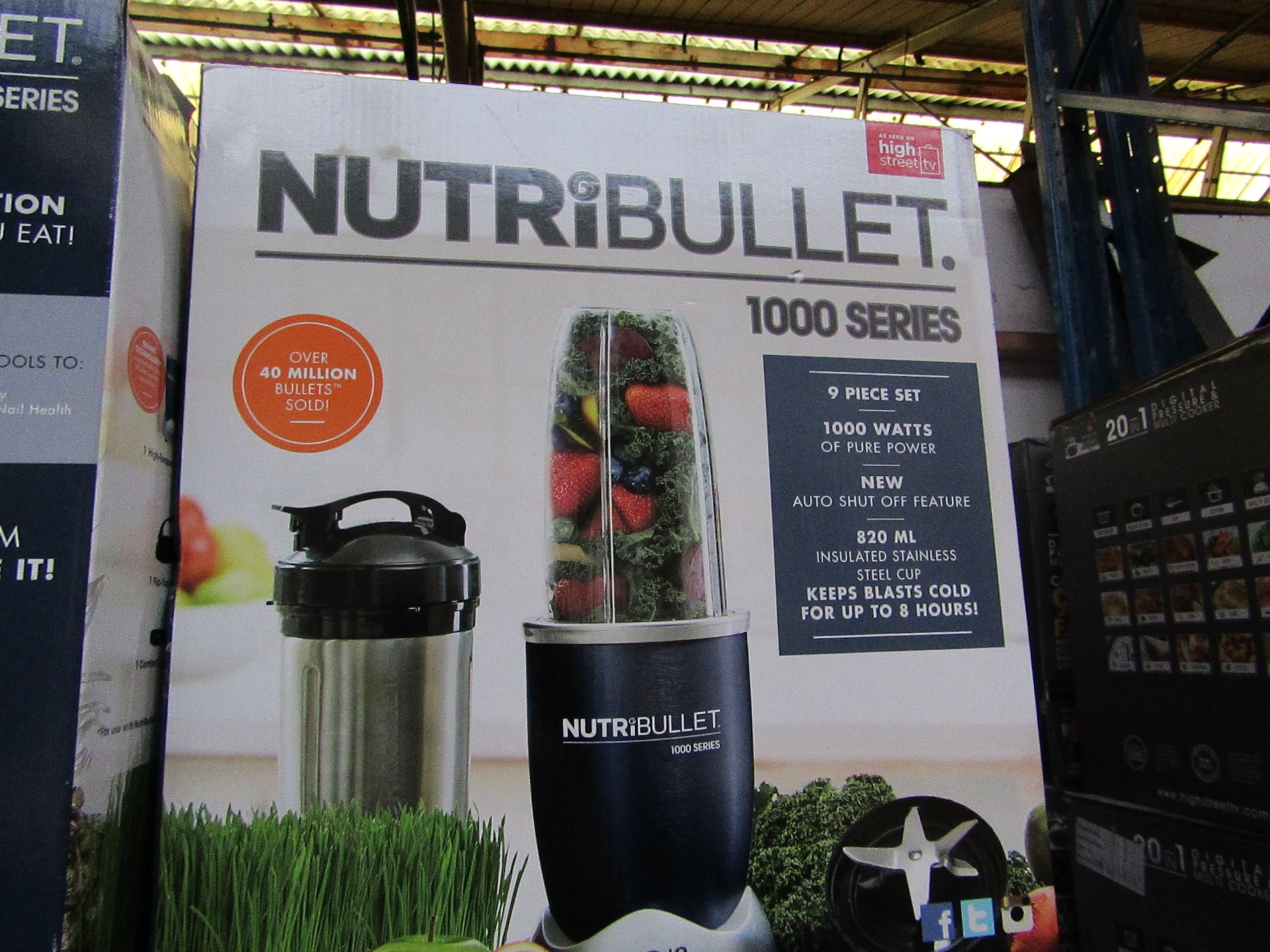 | 5X | NUTRI BULLET 1000 SERIES | UNCHECKED AND BOXED | NO ONLINE RE SALE | SKU C5060191464734 | RRP