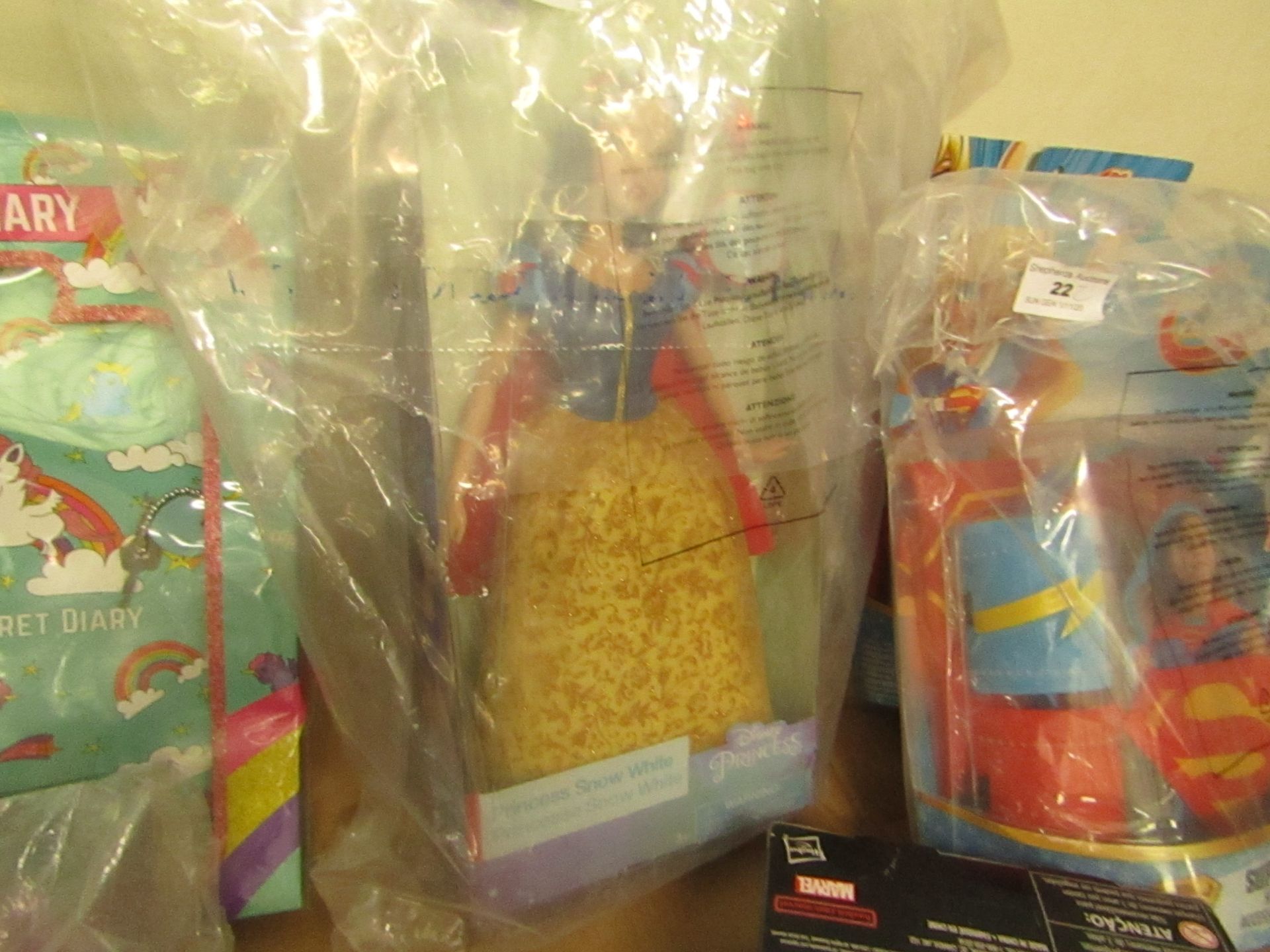 Princess Snow White Doll. New but packaging is slightly damaged