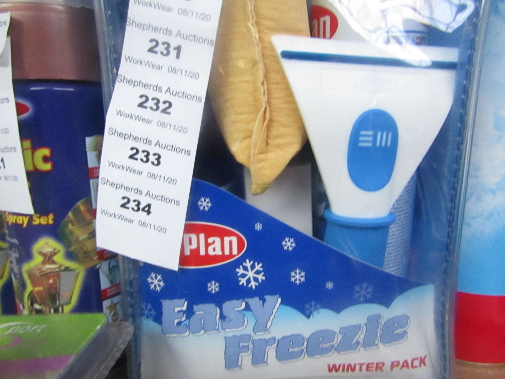 CarPlan - Easy Freezie Winter Pack - Includes : Screenwash 500ml, De-Icer 300ml, Easi-Grip Ice