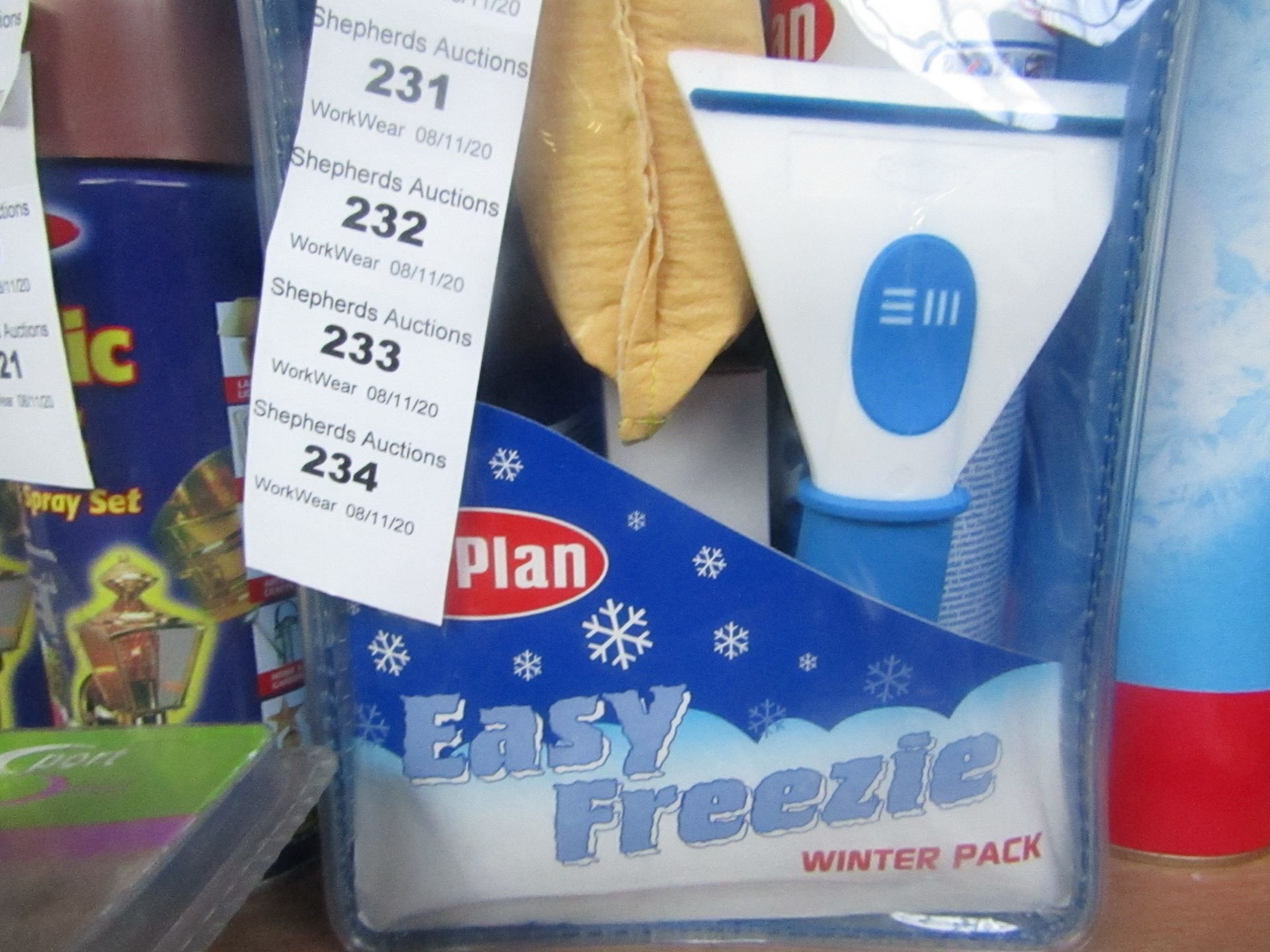 CarPlan - Easy Freezie Winter Pack - Includes : Screenwash 500ml, De-Icer 300ml, Easi-Grip Ice